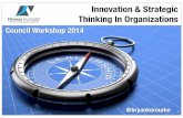 Organizations Must Change To Innovate - Fitness Australia Council Workshop 2014 - Bryan ORourke