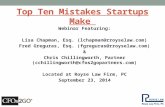 Final top ten mistakes startups make 09.23.2014 (00046831x c0cb4)