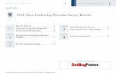 2011 Sales Leadership Priorities Survey Results: Asia Pacific
