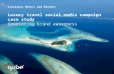Social media case study: Building brand awareness for luxury travel