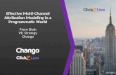 ClickZ Live NYC: Effective Multi-Channel Attribution Modeling in a Programmatic World