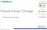 CloudCamp Chicago - Industry Cloud