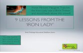 9 Lessons From The 'Iron Lady'