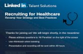 Recruiting for Healthcare: Revamp Your Strategy & Best Practices | Webcast