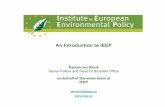 A Brief Introduction to IEEP By Pt B   4 June 2008