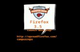 Firefox 3.5 Launch Workshop - Campus Reps