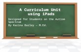 A Curriculum Unit using iPads - Applied to Gardner's MI Theory