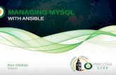 Managing MySQL with Ansible
