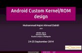Android Custom Kernel/ROM design