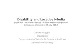 Disability & Locative Media