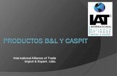 Catalogo Productos B&L y CASPIT
