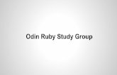 Odin ruby week 0