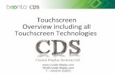 CDS Baanto Presentation Overview of Touchscreen Technology