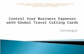 Convergia   control your business expenses with global travel calling cards