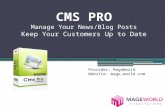 Magento CMS Pro Extension By MageWorld