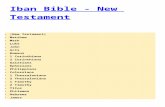 Iban bible   new testament