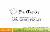 Pan terra presentation, smartbox screens and demo, sept, 2014