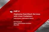 Deploying OpenStack Services with Linux Containers - Brisbane OpenStack Meetup overview of Project Kolla