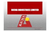 Richa industries is the main Pre Engineered building and Construction firm in India