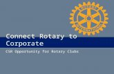 CSR Opportunities for Rotary Clubs