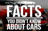 Facts You Didn't know About Car