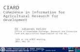 CIARD Coherence in Information for Agricultural Research for Development