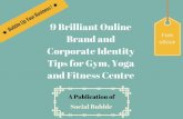 9 brilliant online brand and corporate identity tips for gym, yoga and fitness centre