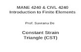 Constant strain triangular