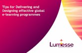 Lumesse designing and delivering learning for a global audience