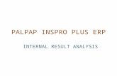 PALPAP INSPRO PLUS ERP – INTERNAL RESULT ANALYSIS