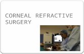 Corneal refractive surgery