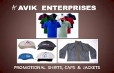 Promotional Shirts, Caps & Jackets