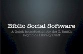 Biblio Social Software
