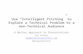 Intelligent pitching for techies