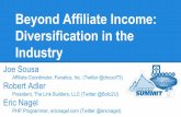 Beyond Affiliate Iincome -Diversification in the Industry