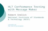 HL7 Conformance Testing with Message Maker