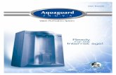 Aquaguard I-Nova User Manual