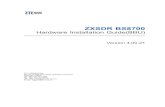 ZXSDR BS8700 Hardware Installation Guide (BBU)