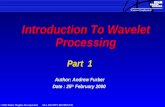 Intro Wavelet Processing 1