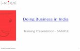 Indian business culture - How to do business with Indians