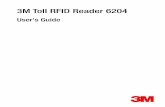 3M Toll RFID Reader 6204 User Guide v1.2.2