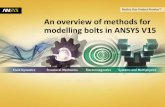 Bolt Modelling in ANSYS V15 an Overview