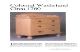 Colonial Washstand