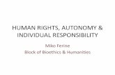5-Human Rights, Autonomy & Individual Responsibility