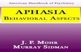 Aphasia Behavioral Aspects- j p Mohr Murray Sidman