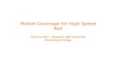 Mobile Coverage for High Speed Rail Project