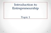 Topic 1_Introduction to Entrepreneurship