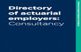Ifoa Directory Actuarial Employers 2014 2015
