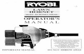 Ryobi Lawn Hornet RLH1100_Operators_Manual