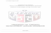 UofT D-League Handbook 2015-16